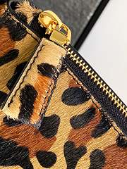 Kitlife Prada Aimée Large Leather Shoulder Bag Leopard Print 1BC228 39×23×12cm - 6