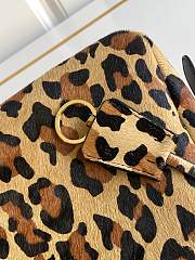 Kitlife Prada Aimée Large Leather Shoulder Bag Leopard Print 1BC228 39×23×12cm - 4