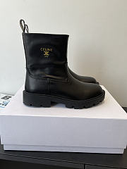 Kitlife Celine Margaret Boots In Black Calfskin - 1