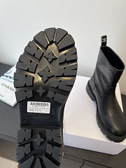 Kitlife Celine Margaret Boots In Black Calfskin - 6