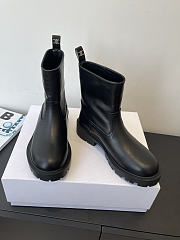 Kitlife Celine Margaret Boots In Black Calfskin - 5