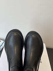 Kitlife Celine Margaret Boots In Black Calfskin - 4