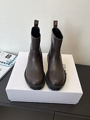 Kitlife Celine Margaret Boots In Dark Brown Calfskin - 4