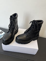 Kitlife Celine Retro Platform Ankle Boots Black - 6