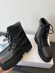 Kitlife Celine Retro Platform Ankle Boots Black - 4