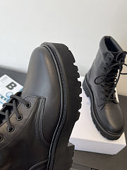 Kitlife Celine Retro Platform Ankle Boots Black - 2