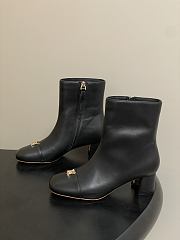 Kitlife Louis Vuitton Swing Ankle Boots Black  - 4