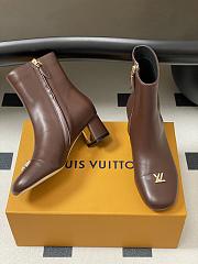 Kitlife Louis Vuitton Swing Ankle Boots Dark Brown - 5