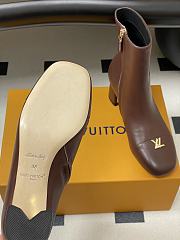 Kitlife Louis Vuitton Swing Ankle Boots Dark Brown - 3