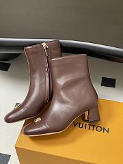 Kitlife Louis Vuitton Swing Ankle Boots Dark Brown - 2