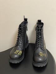 Kitlife Louis Vuitton Ranger Boots Black With Logo - 3