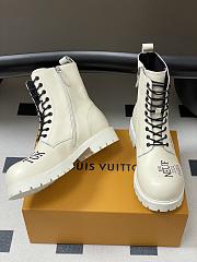 Kitlife Louis Vuitton Ranger Boots White With Logo - 6