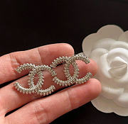 Kitlife Chanel CC Silver Earrings - 3