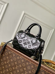 Kitlife Louis Vuitton Speedy Trunk 20 Bag Black Monogram Saga M27921 13.5x11x20.5cm  - 5