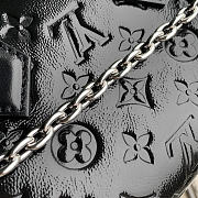 Kitlife Louis Vuitton Speedy Trunk 20 Bag Black Monogram Saga M27921 13.5x11x20.5cm  - 2