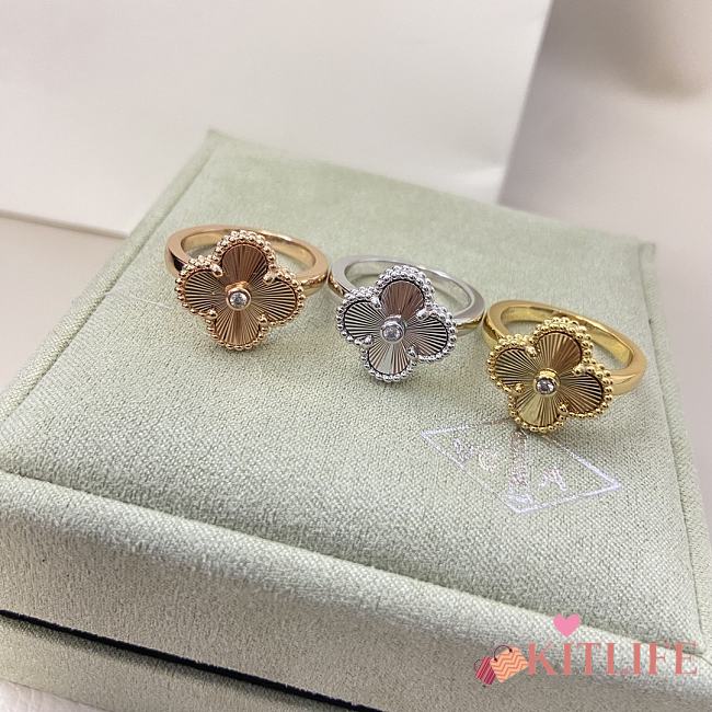 Kitlife Van Cleef & Arpels Vintage Alhambra Ring Gold / Siver / Rose Gold - 1