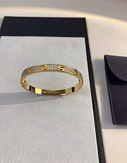 Kitlife Cartier Love Paved Bacelet in Gold - 3