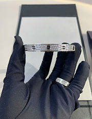 Kitlife Cartier Love Paved Bacelet in Silver - 6