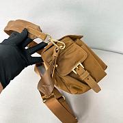 Kitlife Prada Explore Medium Brown Shoulder Bag With Flap 1BD394 30x14x10cm  - 6