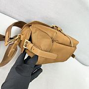 Kitlife Prada Explore Medium Brown Shoulder Bag With Flap 1BD394 30x14x10cm  - 5