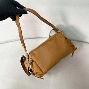 Kitlife Prada Explore Medium Brown Shoulder Bag With Flap 1BD394 30x14x10cm  - 4