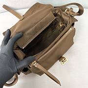 Kitlife Prada Explore Medium Dark Brown Shoulder Bag With Flap 1BD394 30x14x10cm - 5