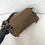 Kitlife Prada Explore Medium Dark Brown Shoulder Bag With Flap 1BD394 30x14x10cm - 4