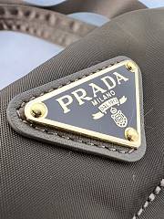 Kitlife Prada Explore Medium Dark Brown Shoulder Bag With Flap 1BD394 30x14x10cm - 2