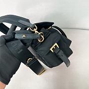 Kitlife Prada Explore Medium Black Shoulder Bag With Flap 1BD394 30x14x10cm  - 6