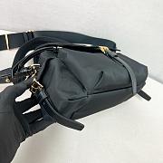Kitlife Prada Explore Medium Black Shoulder Bag With Flap 1BD394 30x14x10cm  - 4