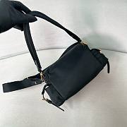 Kitlife Prada Explore Medium Black Shoulder Bag With Flap 1BD394 30x14x10cm  - 3