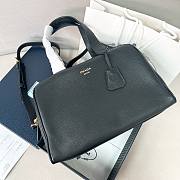 Kitlife Prada Large leather Top-handle Bag Black 1BB148 33x22x14cm - 1
