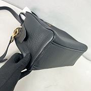 Kitlife Prada Large leather Top-handle Bag Black 1BB148 33x22x14cm - 3