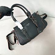 Kitlife Prada Large Leather Tote Bag Black 1BG604 35x22x11cm - 1