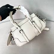 Kitlife Prada Large Leather Tote Bag White 1BG604 35x22x11cm - 6
