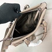 Kitlife Prada Large Leather Tote Bag Grey 1BG604 35x22x11cm - 3