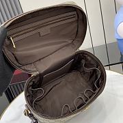 Kitlife Gucci Savoy Medium Beauty Case Brown 811489 25x17.5x15cm - 4