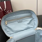 Kitlife Gucci Savoy Medium Beauty Case Blue 811489 25x17.5x15cm - 4