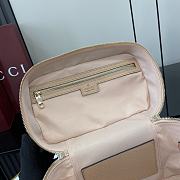 Kitlife Gucci Savoy Medium Beauty Case Pink 811489 25x17.5x15cm - 6