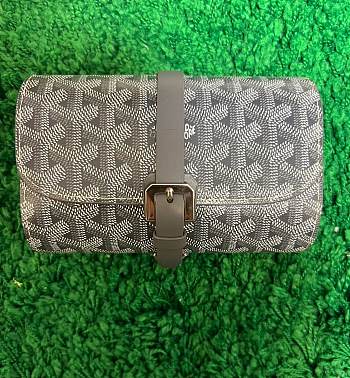 Kitlife Goyard Voyage Double Watch Case Grey 17x10x7cm