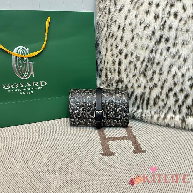 Kitlife Goyard Voyage Double Watch Case Black 17x10x7cm  - 1