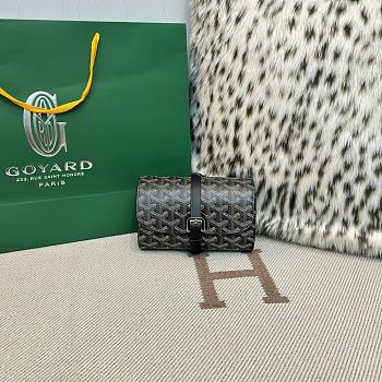Kitlife Goyard Voyage Double Watch Case Black 17x10x7cm 