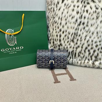 Kitlife Goyard Voyage Double Watch Case Dark Blue 17x10x7cm 
