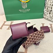 Kitlife Goyard Voyage Double Watch Case Burgundy 17x10x7cm  - 6