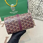 Kitlife Goyard Voyage Double Watch Case Burgundy 17x10x7cm  - 4