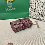 Kitlife Goyard Voyage Double Watch Case Burgundy 17x10x7cm  - 2