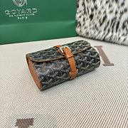 Kitlife Goyard Voyage Double Watch Case Black & Brown 17x10x7cm  - 4