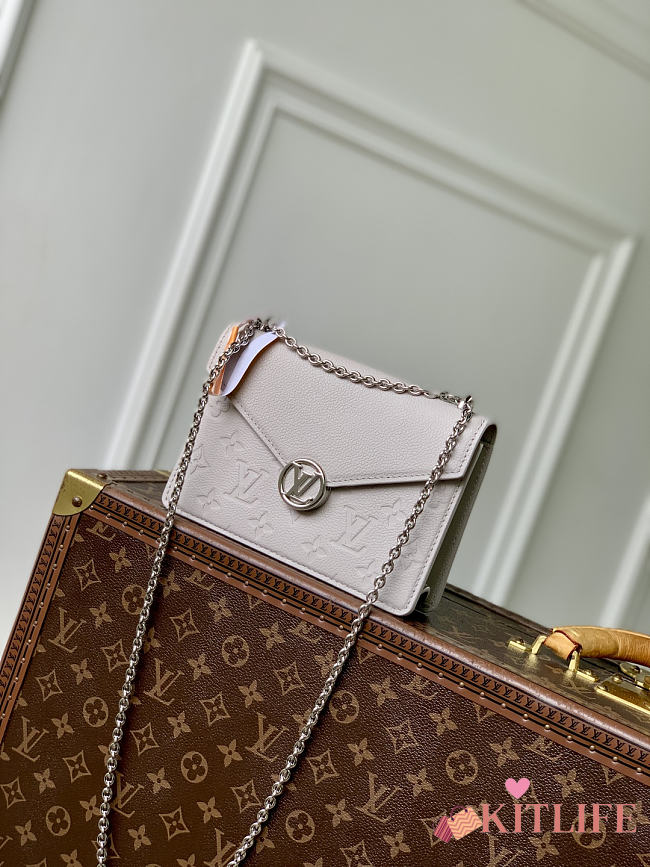Kitlife Louis Vuitton Wallet on Chain Rosy in Grey M13570 19.5×13.5×6.5cm - 1