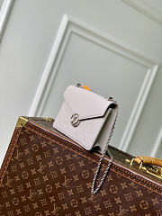 Kitlife Louis Vuitton Wallet on Chain Rosy in Grey M13570 19.5×13.5×6.5cm - 5
