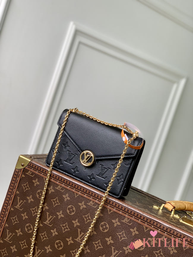 Kitlife Louis Vuitton Wallet on Chain Rosy in Black M13569 19.5×13.5×6.5cm  - 1